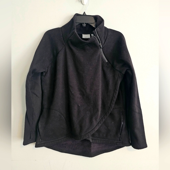 Athleta Women's Black Fleece Jacket | Medium - Picture 1 of 4